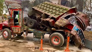 Accident Truck and Repair his different Parts || Complete video