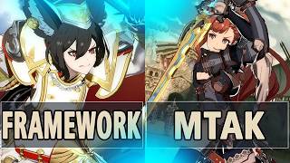 GBVSR:🔥Framework (Ilsa) Vs mtak (Beatrix)🔥| High Level Gameplay.