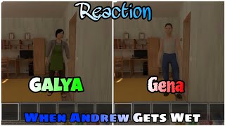 Galya and Gena Reaction When Andrew gets wet In Schoolboy Runaway screenshot 2