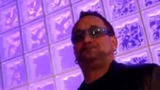 Dino Marshall does Bono impersonation of U2