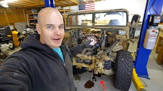How to build an Electric Hummer? Step One - TEARDOWN!