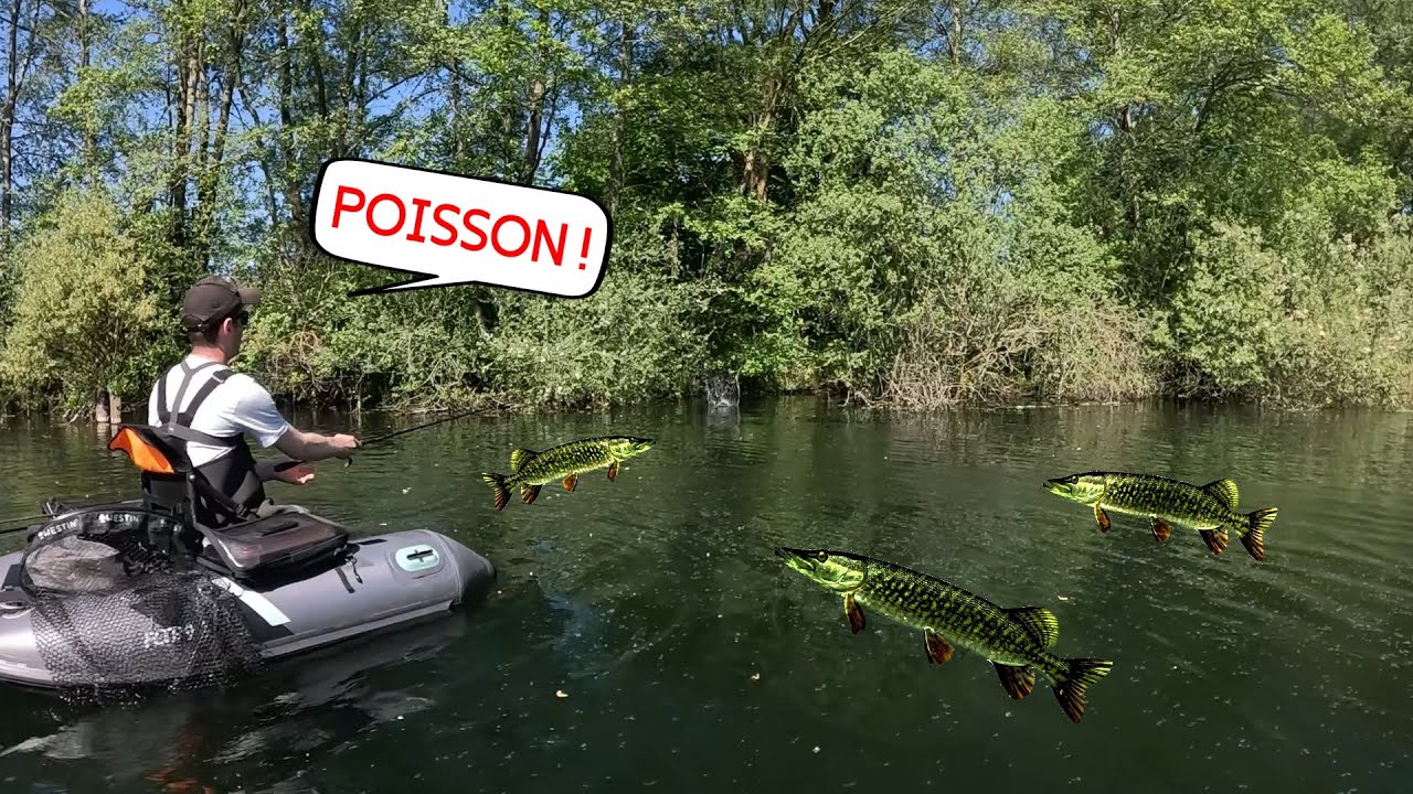Session FLOAT-TUBE, un étang infesté de BROCHETS !