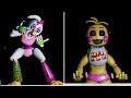 Chica transforms into Evil Toy Chica behind the desk - Five Nights at Freddy's: Security Breach