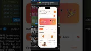 Flutter Food Delivery App in 60 Seconds 🚀 #shorts #flutter #flutterui #flutterapp #flutterapp