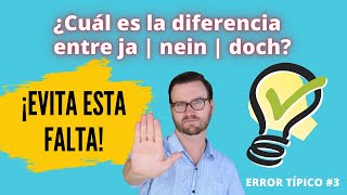 ⚫?? ¿ Cuál es la DIFERENCIA entre JA | NEIN | DOCH  - PREGUNTAS POSITIVAS y NEGATIVAS