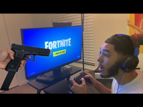 Fortnite BUT Death = SHOT Full Auto Glock 18c BB Gun!