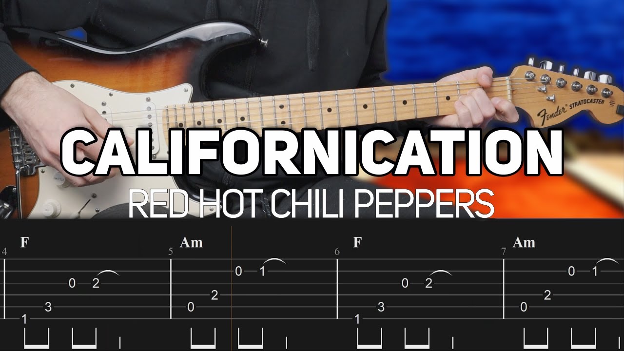 Red Hot Chili Peppers Californication (Guitar Lesson with TAB