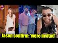 Jason confirms both he & Kylie Kelce were first guest invited to Travis & Taylor Swift's wedding