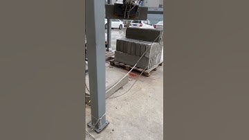 Destacker autostacker palletizer for kerbstone press machine