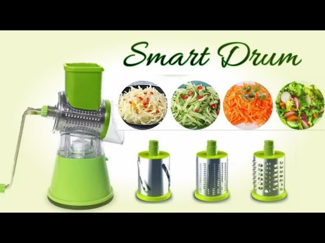 3in1 EDMARK SMART DRUM, NO ELECTRICITY, Vegetable Slicer