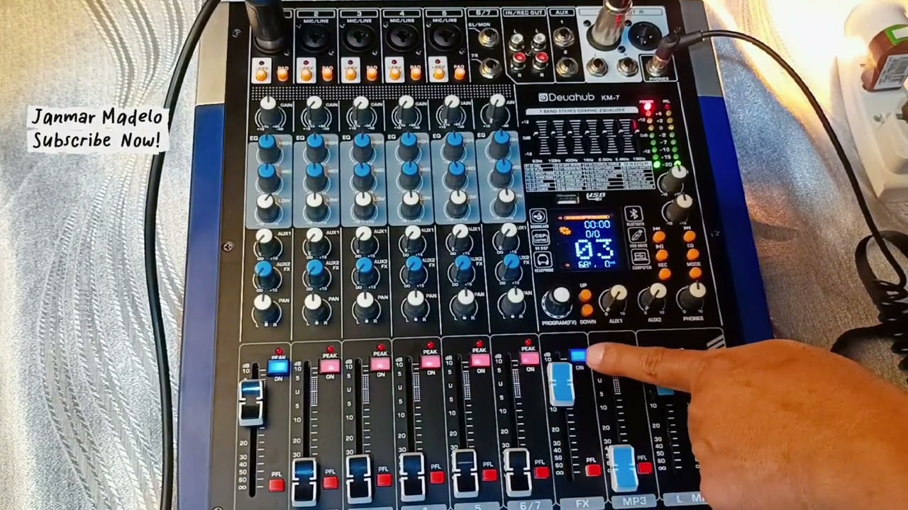 DEUAHUB KM-SERIES PROFESSIONAL AUDIO MIXER ( 