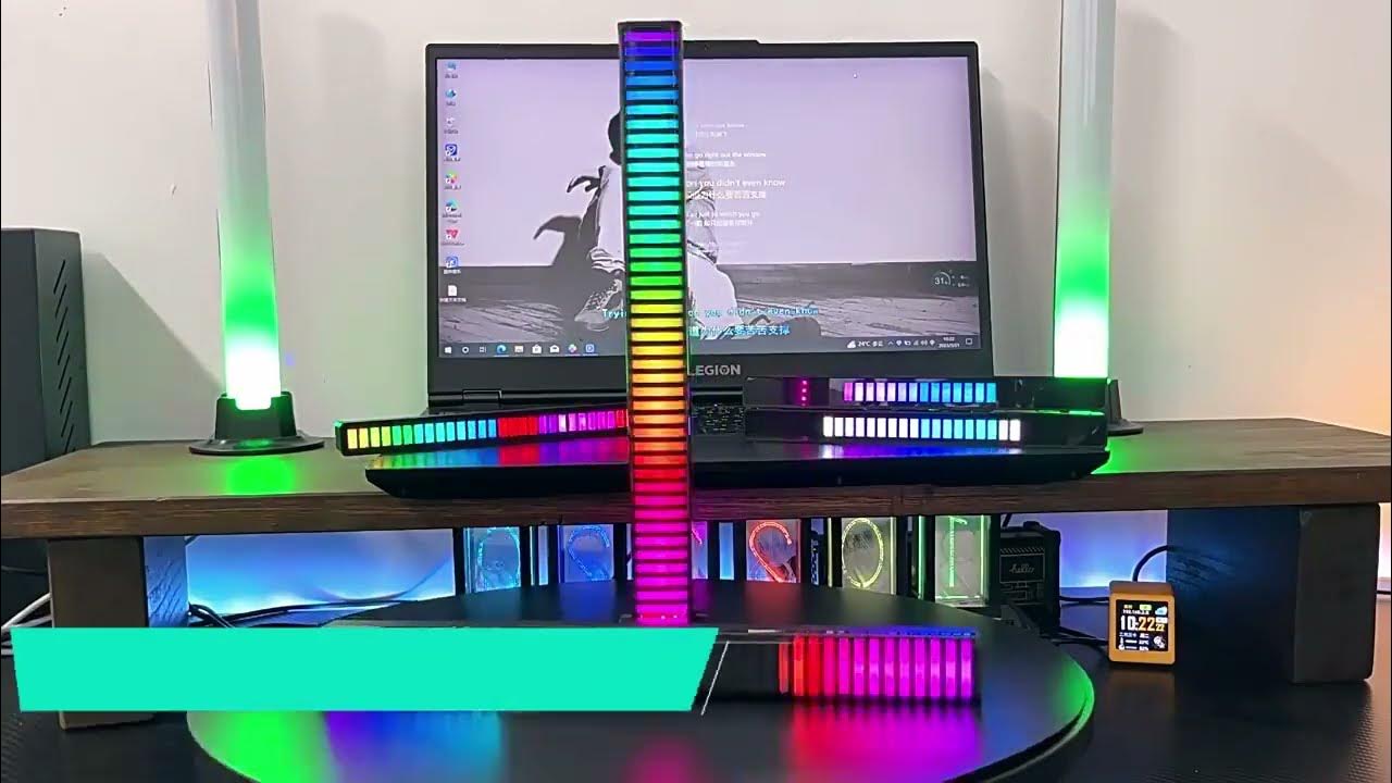 RGB Rhythm Light Bar Sound Activate LED VU Meter YouTube