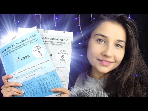 ASMR PRÉ ENEM: vídeo para relaxar, acalmar e motivar antes da prova