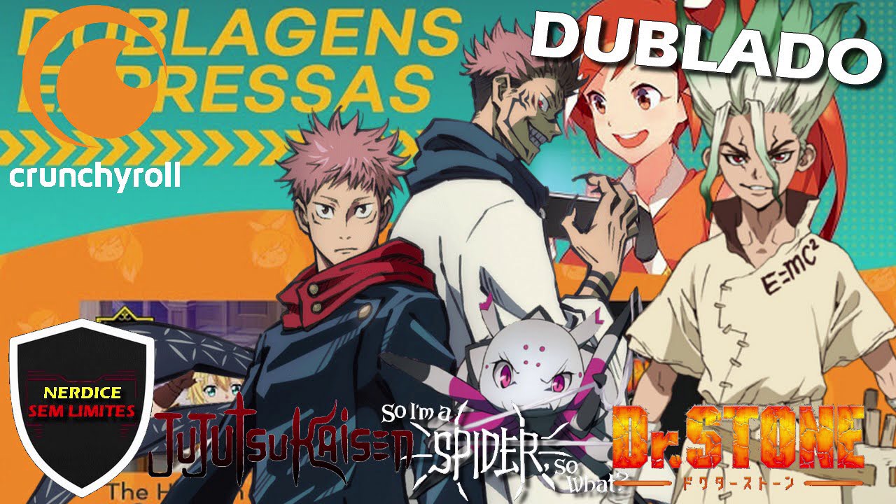 Crunchyroll anuncia dublagem de 'Burn the Witch', 2ª temporada de 'Dr.  Stone', nova leva de 'Jujutsu Kaisen' e mais