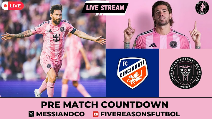 🔴 LIVE: Pre-Match Countdown | De Paul 4-Year Deal | Messi Extension | Inter Miami vs Cincinnati