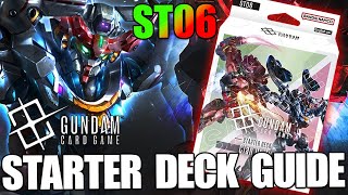 ST06 CLAN UNITY DECK GUIDE | GUNDAM CARD GAME | Card by Card Tips + Strategy | New TCG!