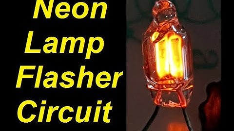 Neon lamp and its applications | Neon lamp flasher
