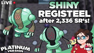 [LIVE] Shiny Registeel after 2,336 SR's in Pokemon Platinum!
