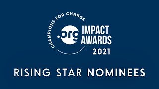 Young Changemakers: 2021 .ORG Impact Awards Rising Star Nominees