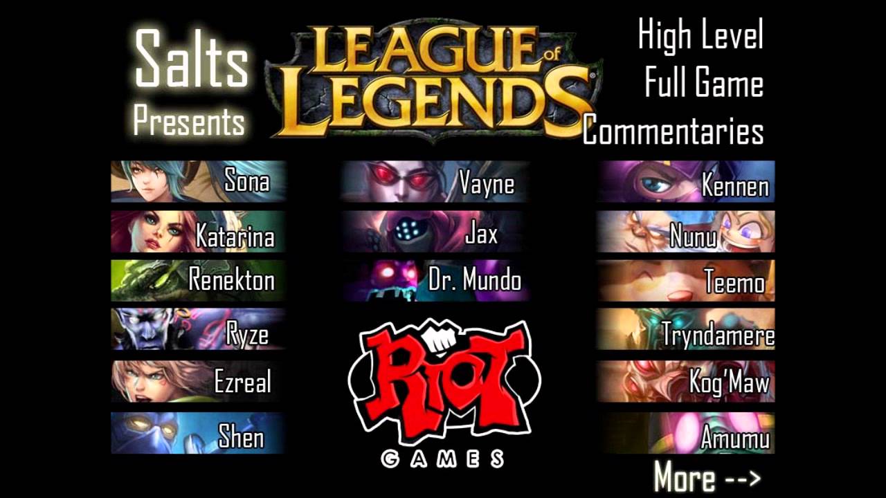 Salts - League of Legends Commentaries - High Level - YouTube