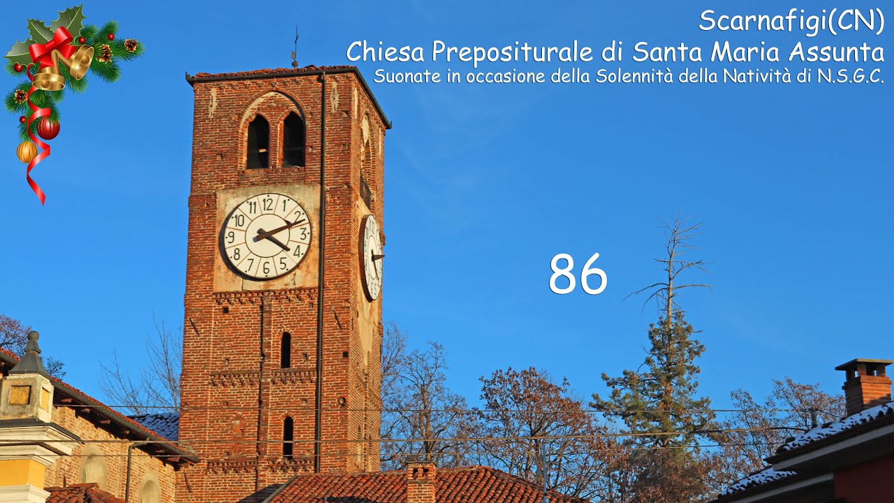 Le campane di Scarnafigi(CN) - Suonate in occasione del Santo Natale 2020