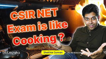 CSIR NET EXAM Is Like Cooking? 🤔