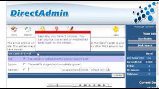 Creating a default (catchall) email account in Direct Admin