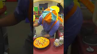 Show Delicious And Hot Pizza Straight Out Of The Oven