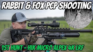 FX Impact M3 .22 Cal & 1st Hunt HIK Micro Alpex 4K LRF || Rabbit Cull || Bonus PCP Rifle Shot Foxes