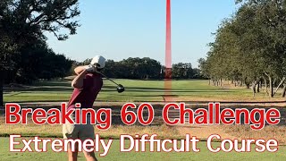 Four Person Breaking 60 Challenge (Playing the fourth HARDEST course on the PGA Tour!)