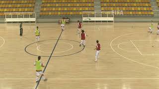 training futsal set play attack 3-1