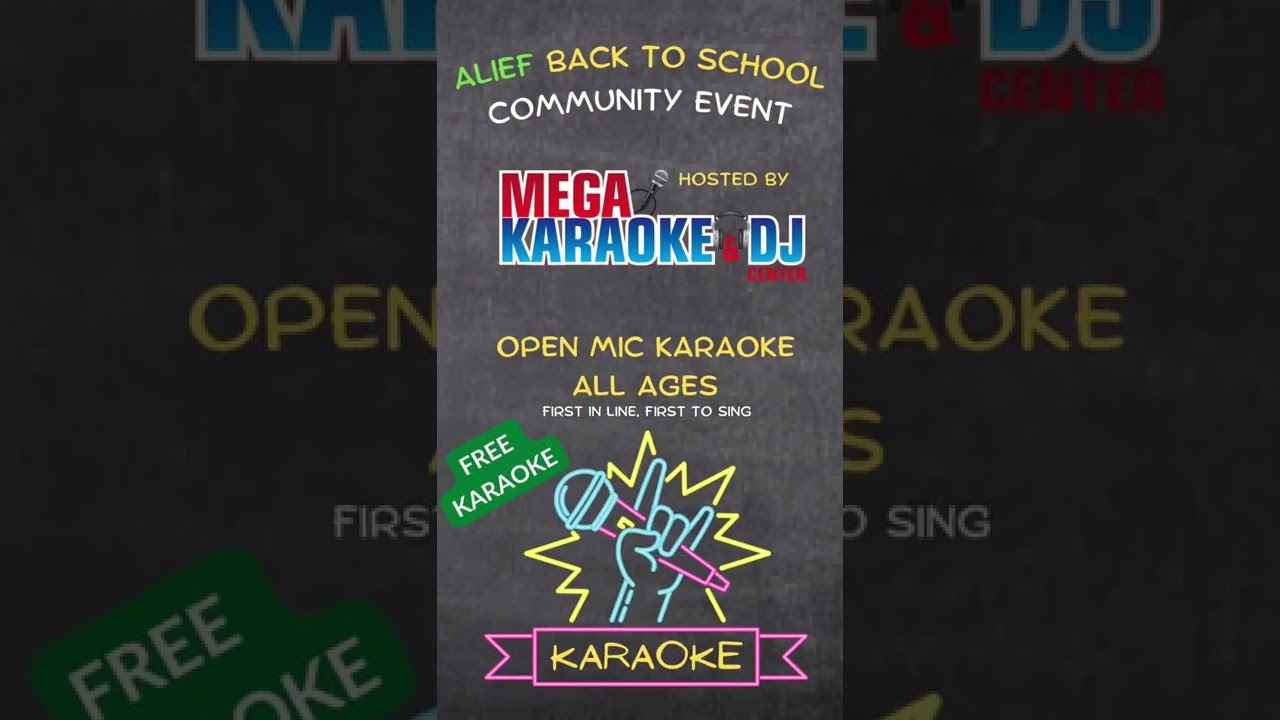 Mega Karaoke DJ Center is hosting an Alief Back to School Pop Up event