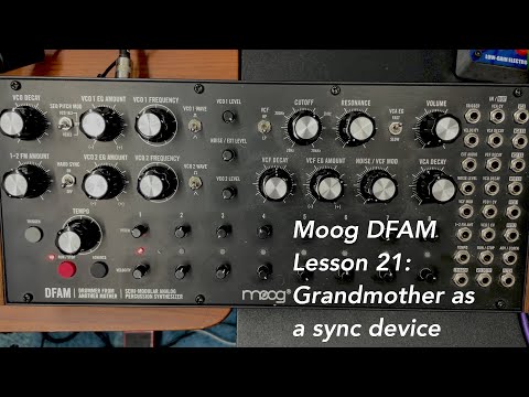 Moog DFAM percussion synthesizer tutorial Lesson 21: Using