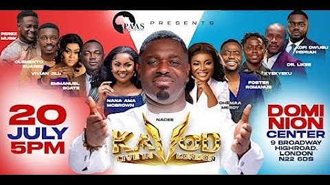 Mcbrown, Vivian Jill, Kyekyeku, Dr. Likee, Clemento Suarez state show at London