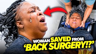 BACK SURGERY **CANCELLED** BECAUSE OF CHIROPRACTOR! 😭😱 | Asmr Crunchy Pain Relief | Dr Tubio