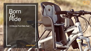 How to use CD GH-FB-01 Quality Bicycle Front Baby Seat - YouTube