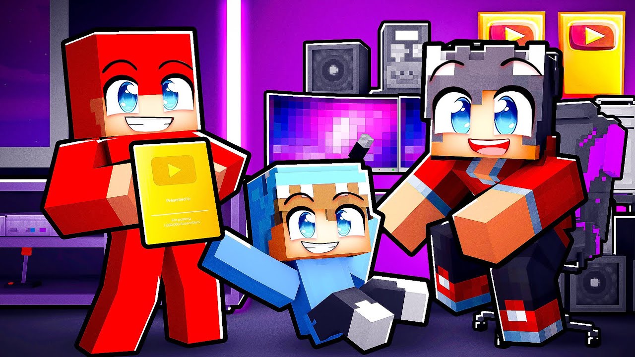 Jeg bliver Adopteret af en YOUTUBER FAMILIE i Minecraft!