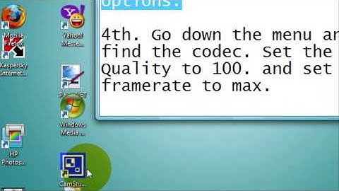 How To Make Camstudio videos in HQ/HD Widescreen