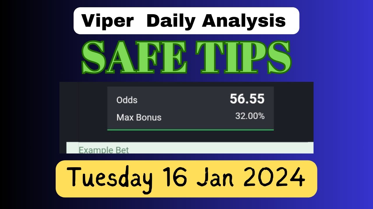 SAFE FOOTBALL PREDICTIONS FOR TODAY 16/01/2024. Safe Tips For Sure Wins
