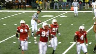 Colt McCoy gets clobbered