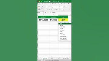 30 DETIK BELAJAR EXCEL | Rumus DAYS Excel
