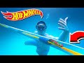 200FT UNDERWATER HOT WHEELS TRACK!