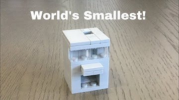 WORLD’S SMALLEST LEGO SODA MACHINE That ACTUALLY WORKS! EASY TUTORIAL