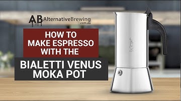 How To Use the Bialetti Venus Moka Pot Espresso Coffee