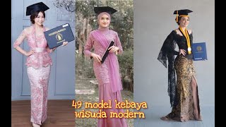 49 Inspirasi Model Gaun Kebaya Batik Cantik Untuk Wisuda