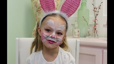 Easy Bunny Face Paint Tutorial