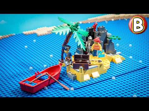 LEGO 6254 Rocky Reef Pirates | Stop Motion Review