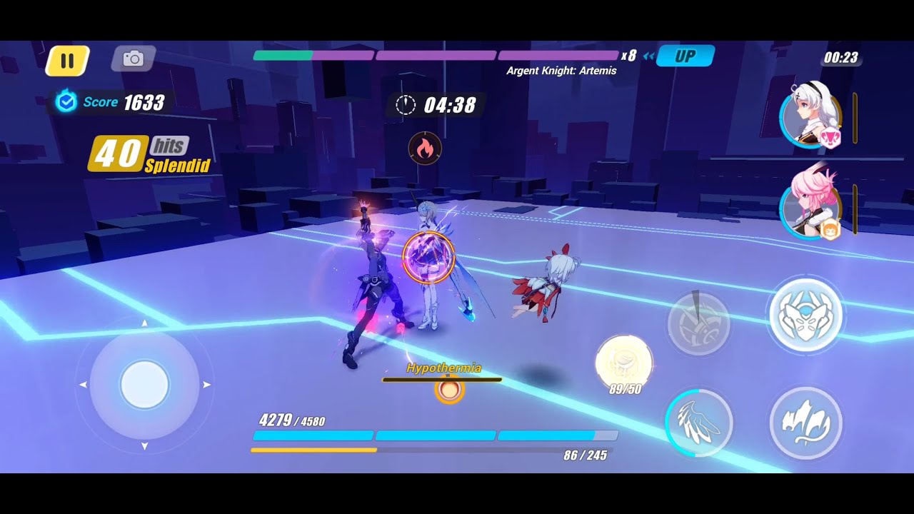 SK vs Argent Knight: Artemis (MA, Exalted) - HI3rd (G)