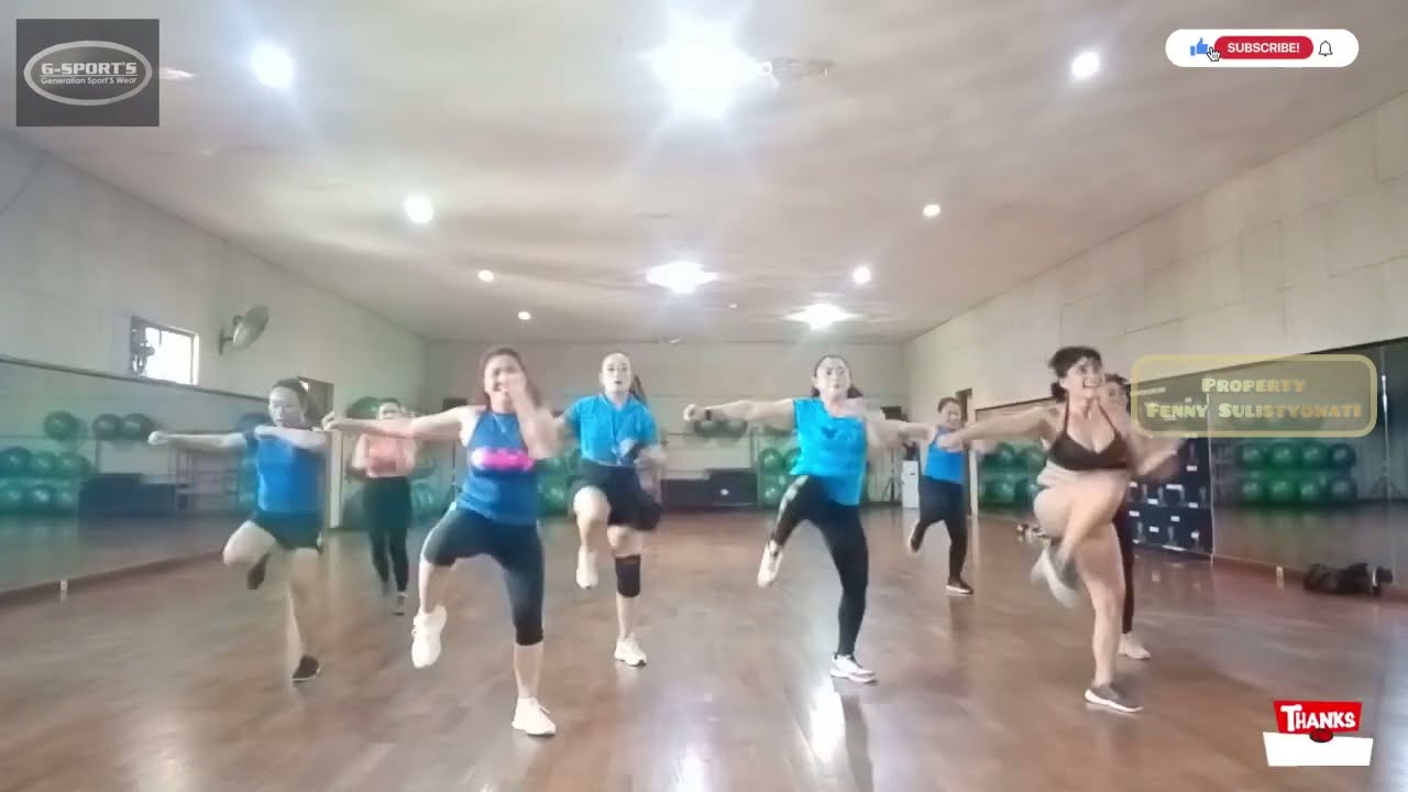 EKSTREM AEROBIC COREO HIGH IMPACT #gsports #coreo BY FENNY SULISTYOWATI