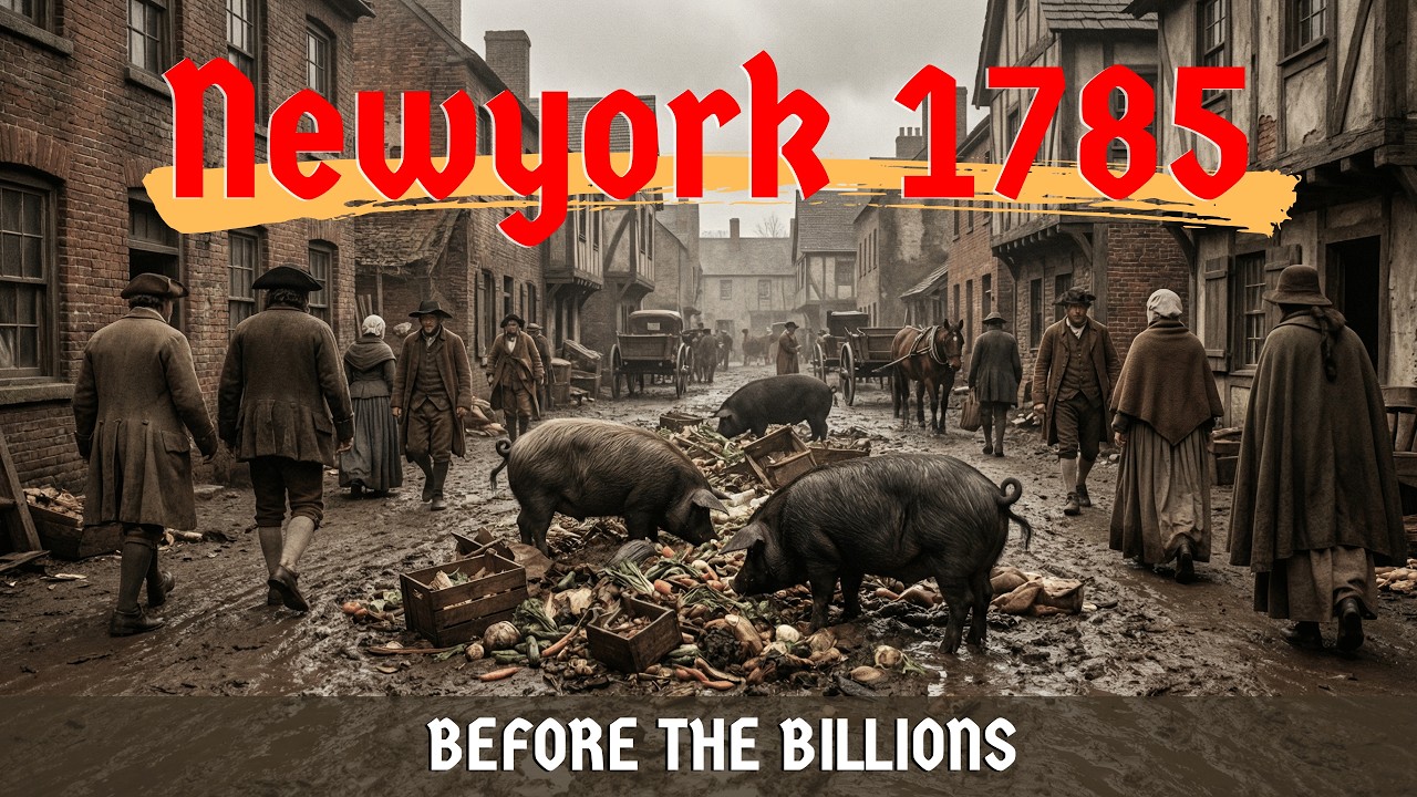 What New York Looked Like in 1785 | AI Reconstruction of Wall Street (Documentary)